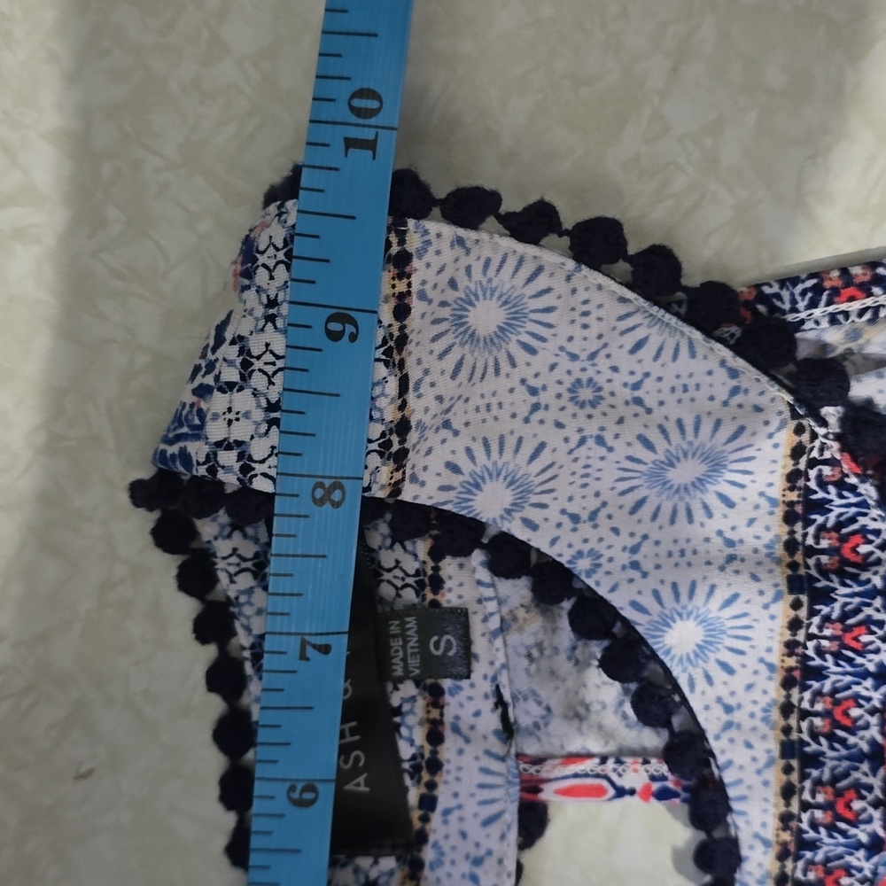 Ash & Violet Multicolor Multi Pattern Dress Size Small - Picture 9 of 11
